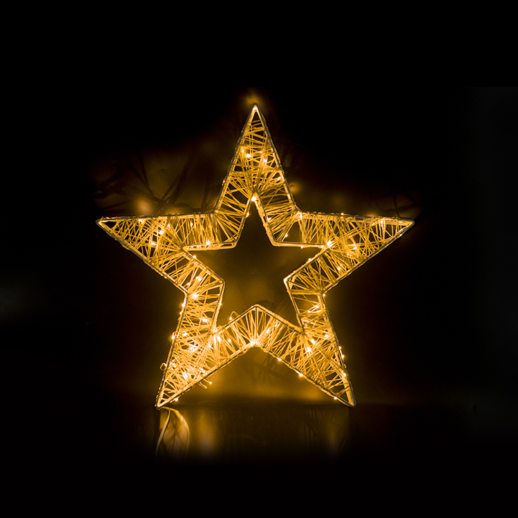 Christmas Lights Outdoor - LED五芒星型屋外IP65防水クリスマスペンダントランプホリデーデコレーション景観照明
