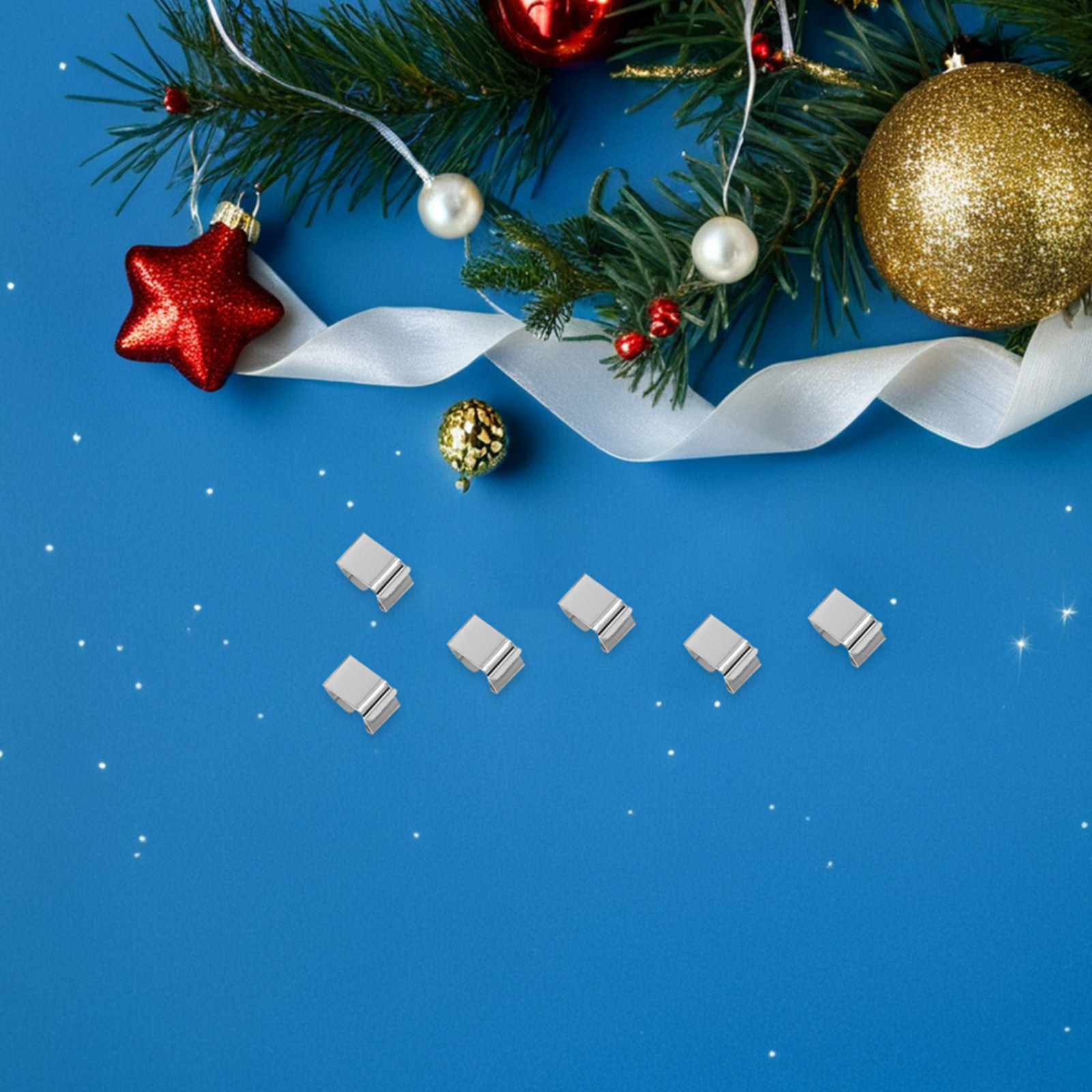 Christmas Lights Outdoor - 200個のガタクリップ屋外ストリングライトフック耐候性マンガン鋼屋根クリップクリスマスホリデーデコレーション用