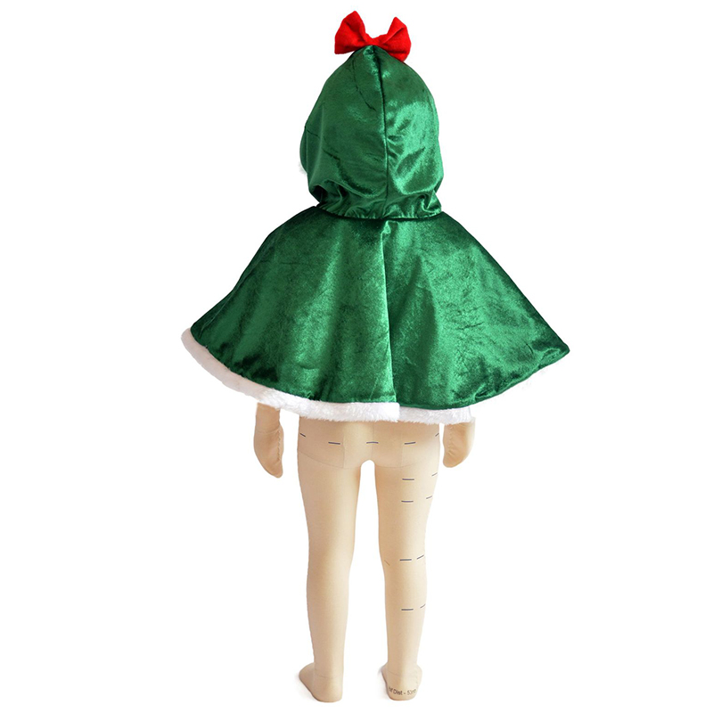 グリーンエルフクリスマスフード付きポンチョ新年衣装幼児男の子 - Elf Costume Christmas のレビューと価格