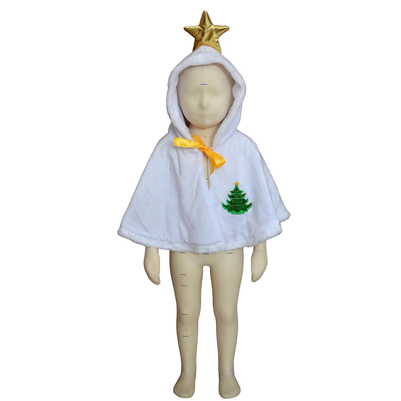 グリーンエルフクリスマスフード付きポンチョ新年衣装幼児男の子 - Elf Costume Christmas のレビューと価格