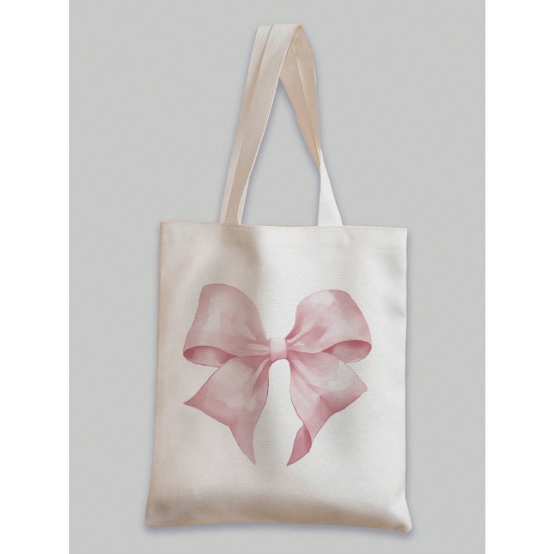 ROMWE かわいい弓模様のキャンバスショルダーバッグバレン - Ribbon Bow Gift のレビューと価格
