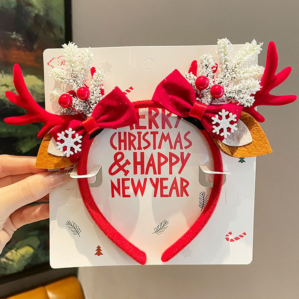 かわいいヘアアクセサリー環境に優しいトナカイの角ヘッドバンド - Reindeer Antlers Headband のレビューと価格