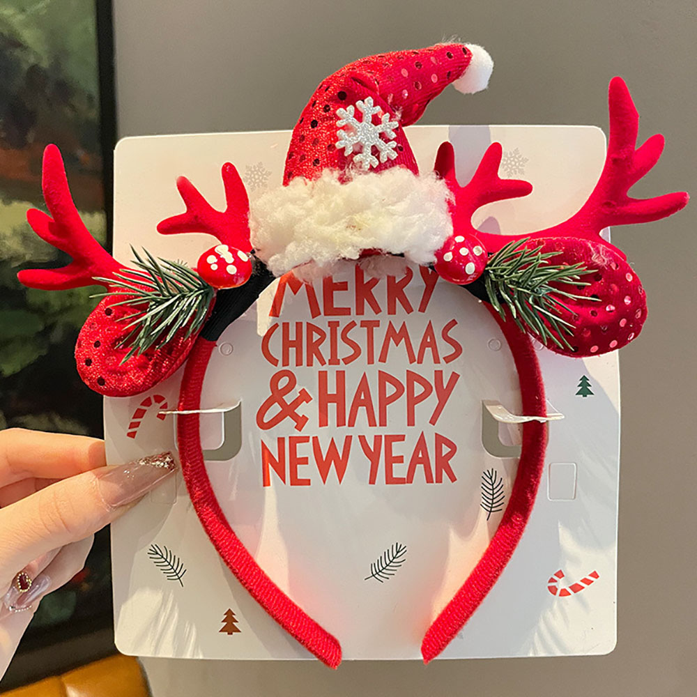 かわいいヘアアクセサリー環境に優しいトナカイの角ヘッドバンド - Reindeer Antlers Headband のレビューと価格
