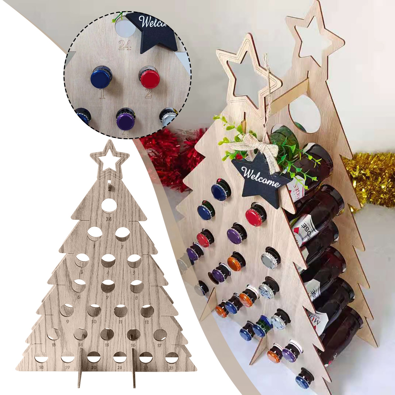 大人用アドベントカレンダー、クリスマスデコレーション、ホリデ - Advent Calendar Gift のレビューと価格