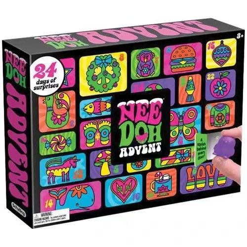 Nee Doh アドベントカレンダー 24個入り ミニスクイ - Advent Calendar Gift のレビューと価格
