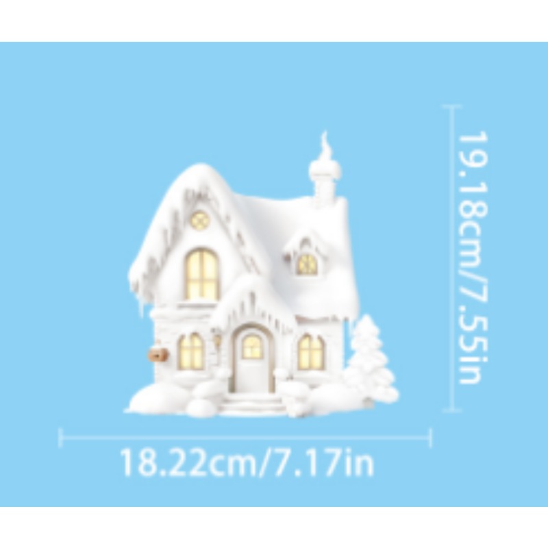 雪だるま 雪の結晶 エルク クリスマス ウィンドウステッカー - Snowflake Window Decal のレビューと価格