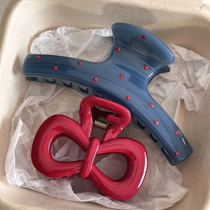 2個セット レディース ヴィンテージ レッド 水玉模様 リボ - Ribbon Bow Gift のレビューと価格