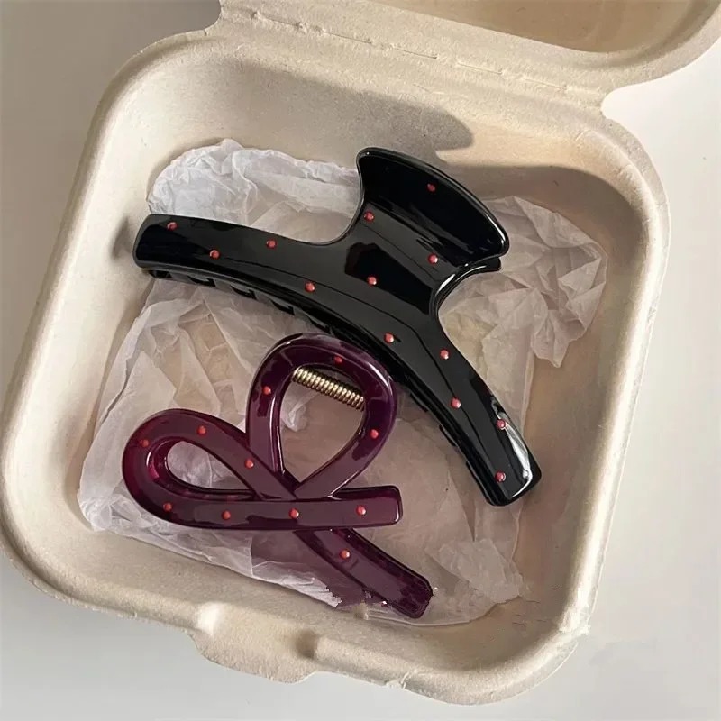 2個セット レディース ヴィンテージ レッド 水玉模様 リボ - Ribbon Bow Gift のレビューと価格