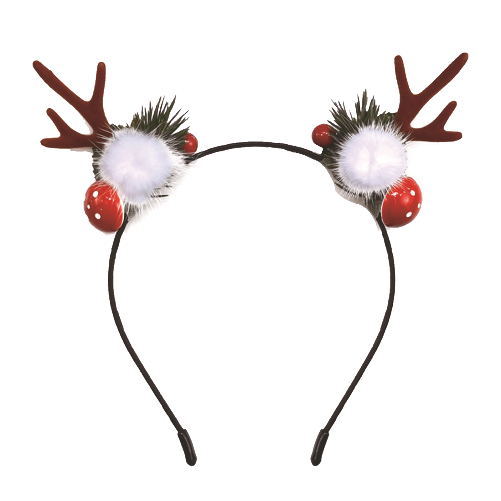 トナカイの角 鹿の耳 ヘッドバンド ハロウィンパーティー用  - Reindeer Antlers Headband のレビューと価格