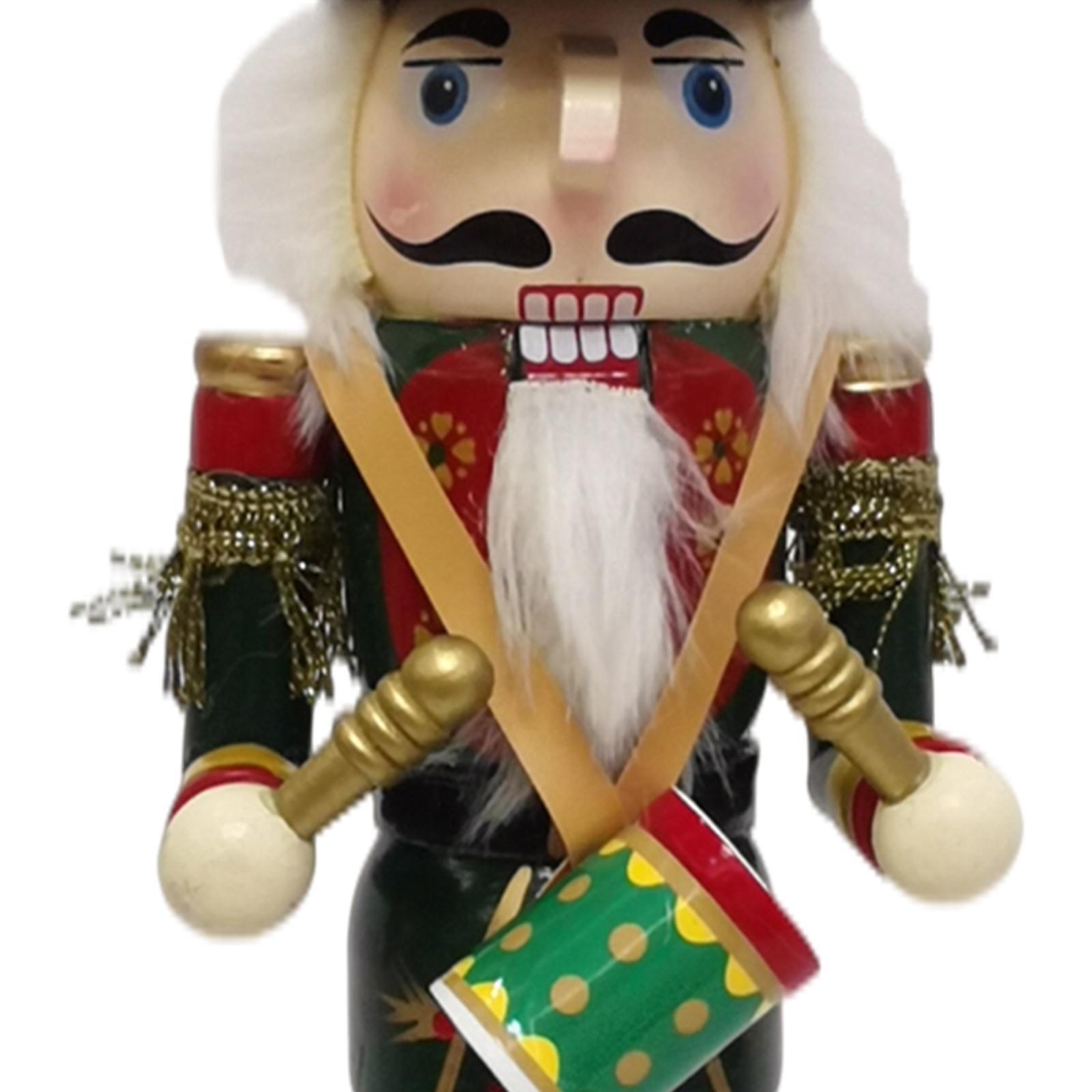12インチ木製くるみ割り人形兵士オーナメント手作り人形ペンダ - Nutcracker Figurine のレビューと価格