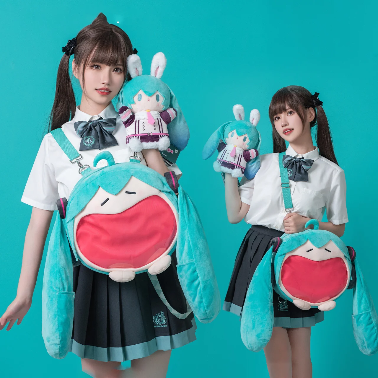 2026 初音ミクアニメ帽子ショルダーバッグ新しいバックパッ - Santa Hat Plush のレビューと価格