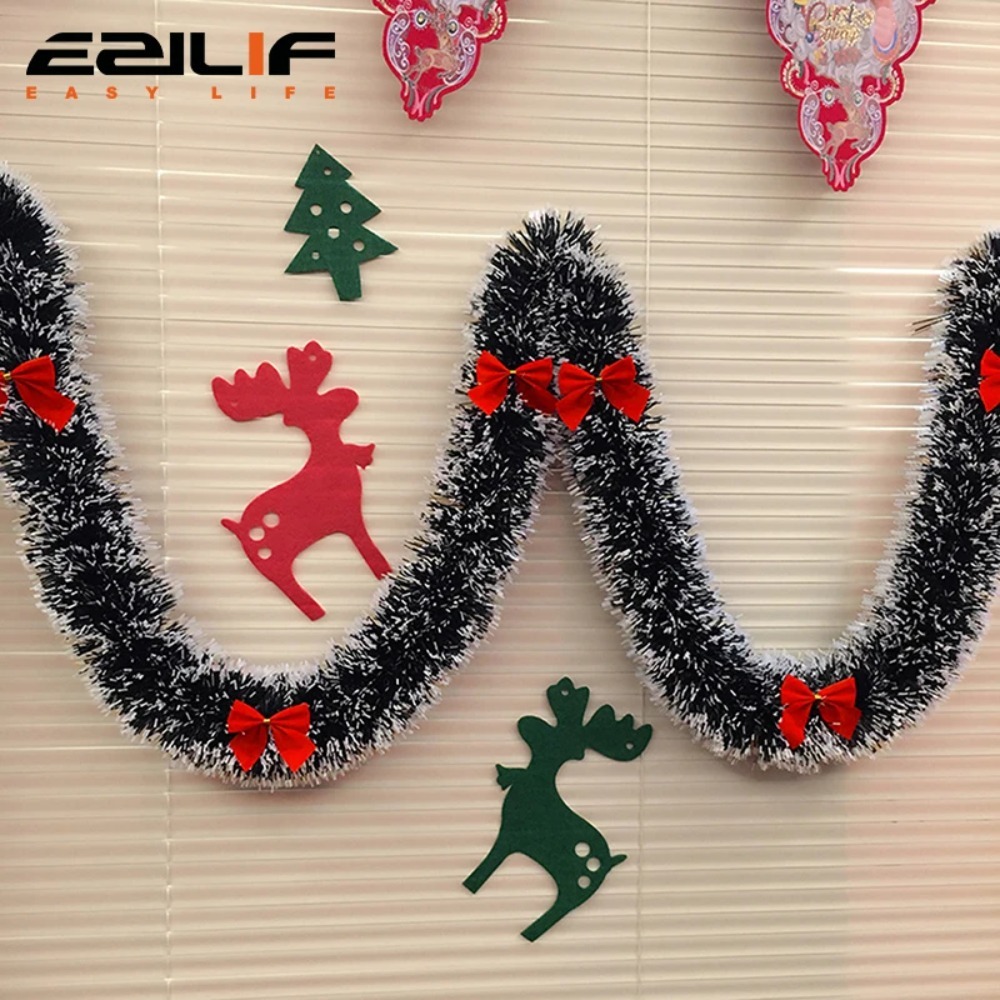 クリスマスティンセルガーランド 人工クリスマスガーランド L - Tinsel Garland Decoration のレビューと価格