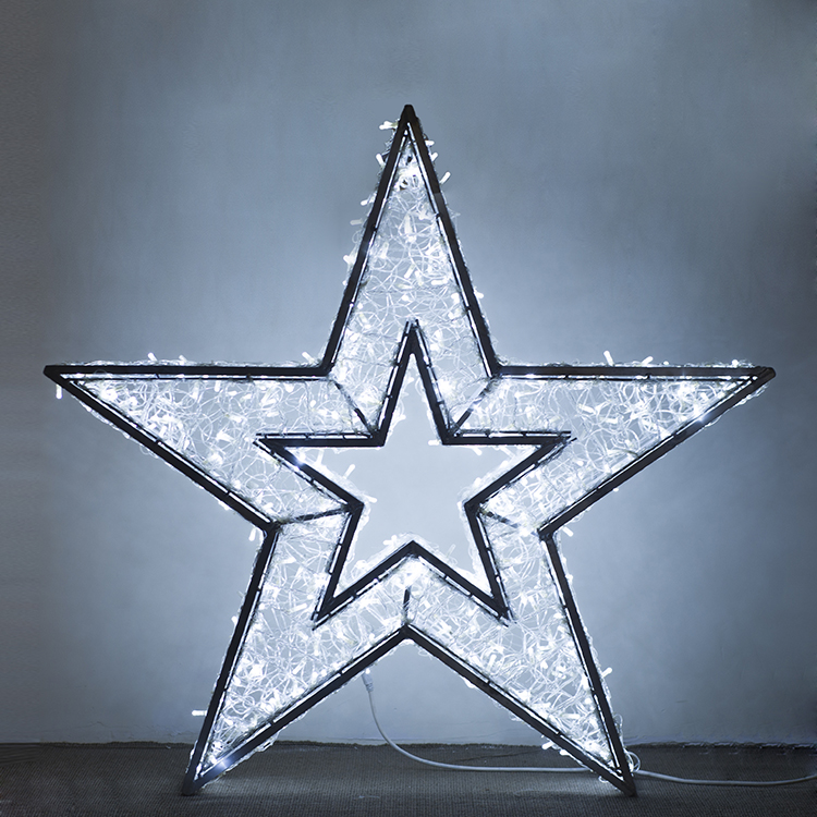 LED五芒星型屋外IP65防水クリスマスペンダントランプホリ - Christmas Lights Outdoor のレビューと価格