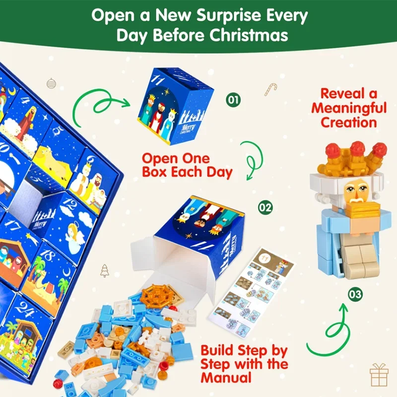 DIY クリスマス アドベントカレンダー ギフトボックス キ - Advent Calendar Gift のレビューと価格