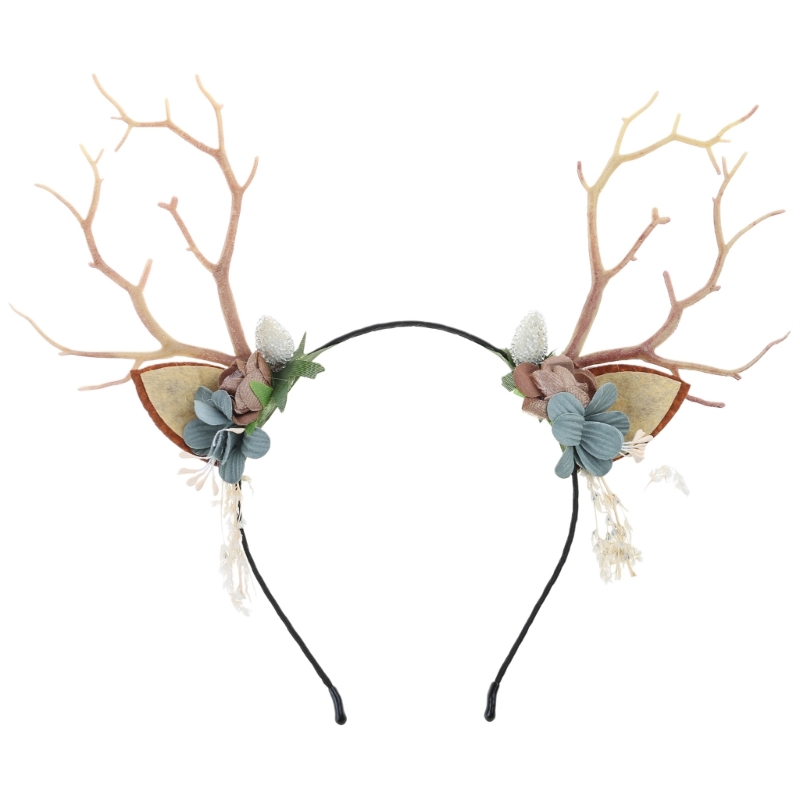 ブランチ トナカイの角の形のヘアフープ 大人のライブ ブロー - Reindeer Antlers Headband のレビューと価格