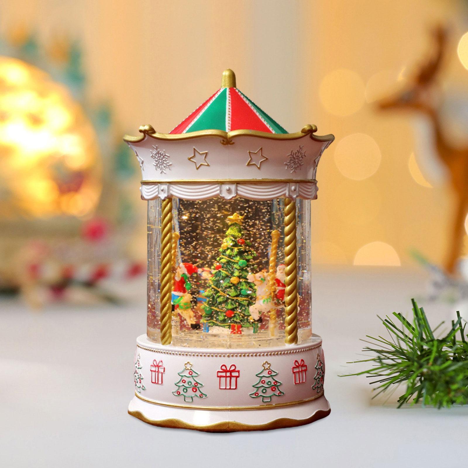 クリスマスミュージカルスノーグローブオルゴールデスクトップオ - Snow Globe Musical のレビューと価格