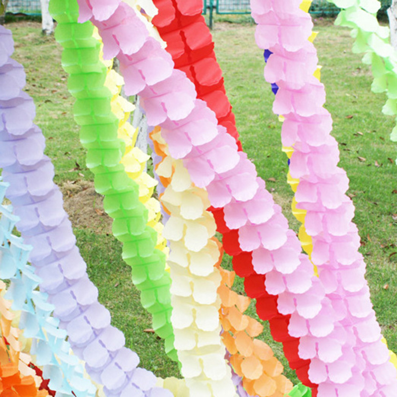 1 個 3 メートル四葉のクローバー紙ティンセルガーランドベ - Tinsel Garland Decoration のレビューと価格