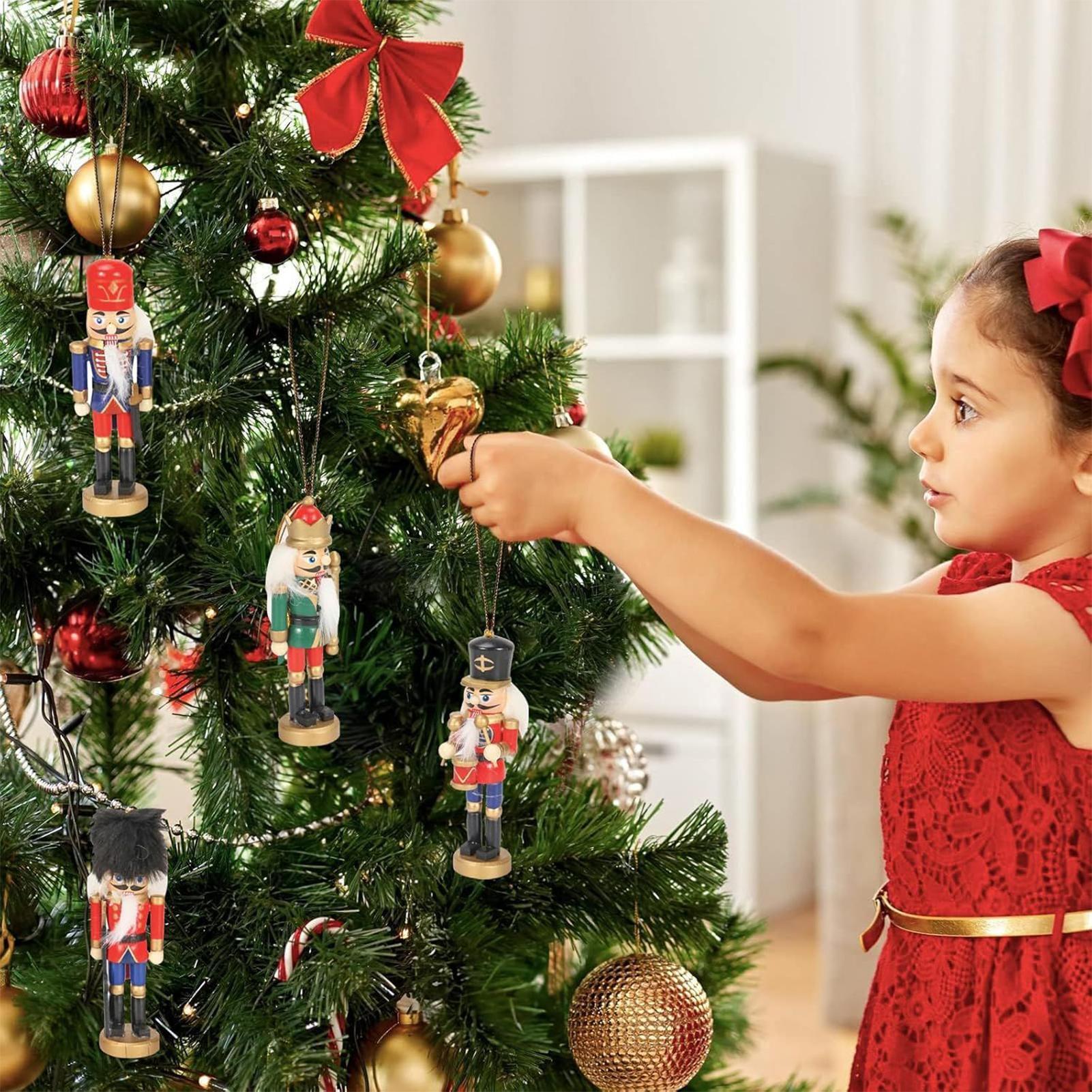 くるみ割り人形クリスマスオーナメント木製くるみ割り人形兵士4 - Nutcracker Figurine のレビューと価格