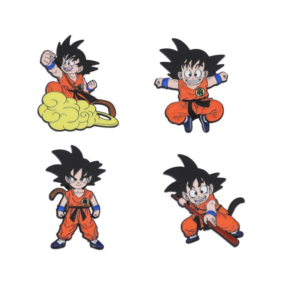 ドラゴンボール孫悟空かわいい金属ピン個性 2D ブローチバッ - Ornament Ball Set のレビューと価格