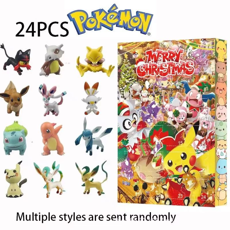 ポケモン 24 日間クリスマスカウントダウンカレンダーフィギ - Advent Calendar Gift のレビューと価格