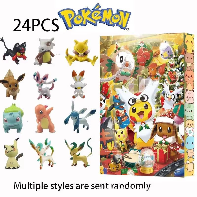 ポケモン 24 日間クリスマスカウントダウンカレンダーフィギ - Advent Calendar Gift のレビューと価格