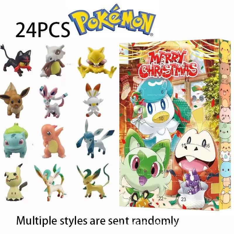 ポケモン 24 日間クリスマスカウントダウンカレンダーフィギ - Advent Calendar Gift のレビューと価格