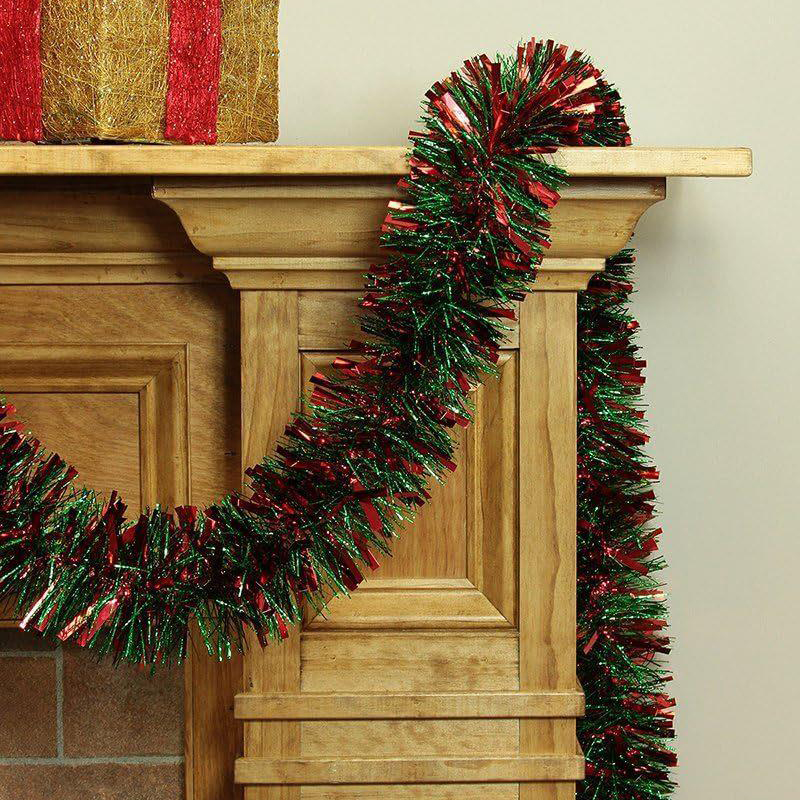 2/10 メートルクリスマス見掛け倒し花輪装飾バートップスレ - Tinsel Garland Decoration のレビューと価格