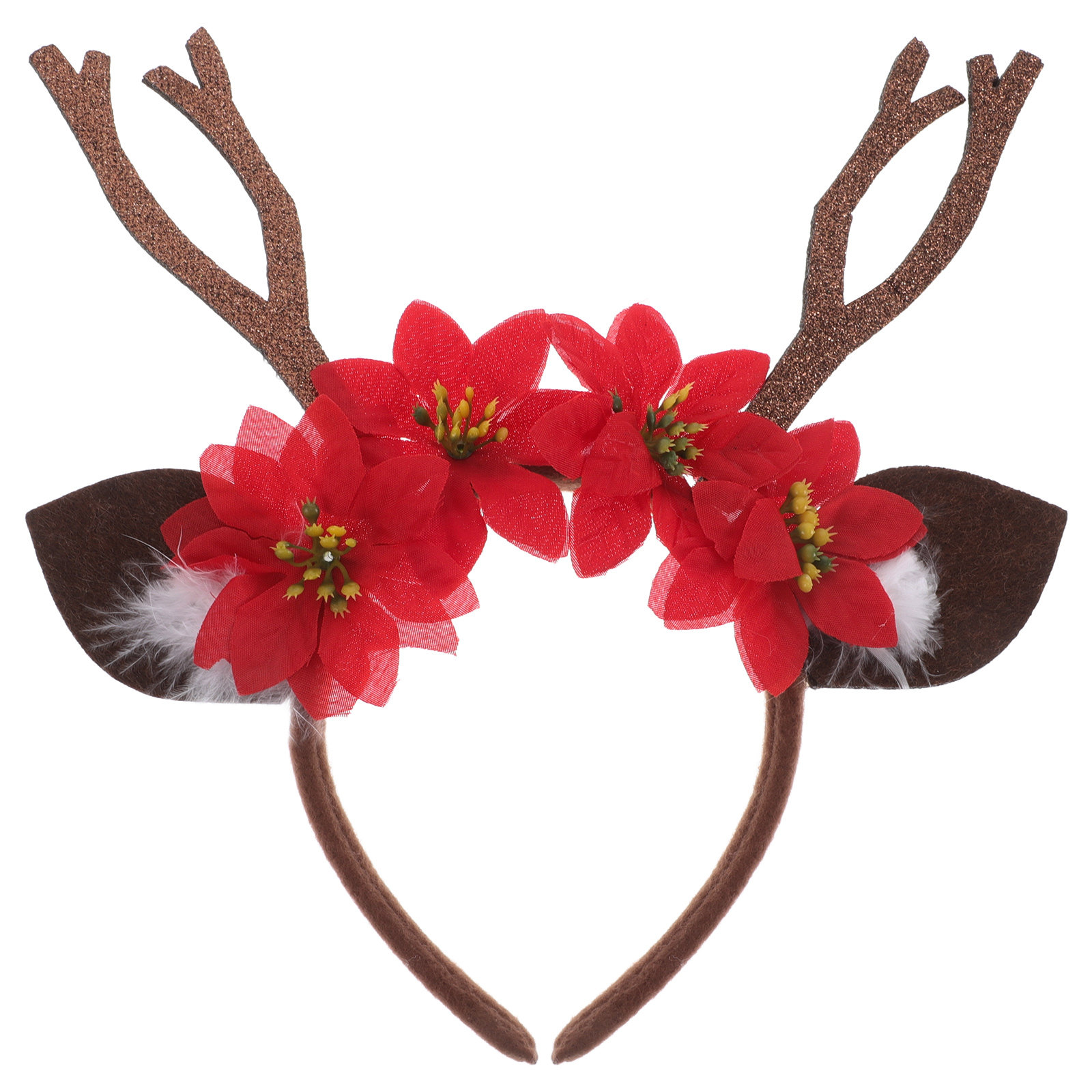 トナカイの角のヘッドバンド クリスマス鹿の耳 軽量で快適なホ - Reindeer Antlers Headband のレビューと価格