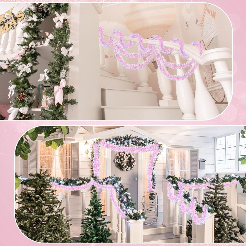 2 メートル/9 センチメートルクリスマスデコレーションスト - Tinsel Garland Decoration のレビューと価格