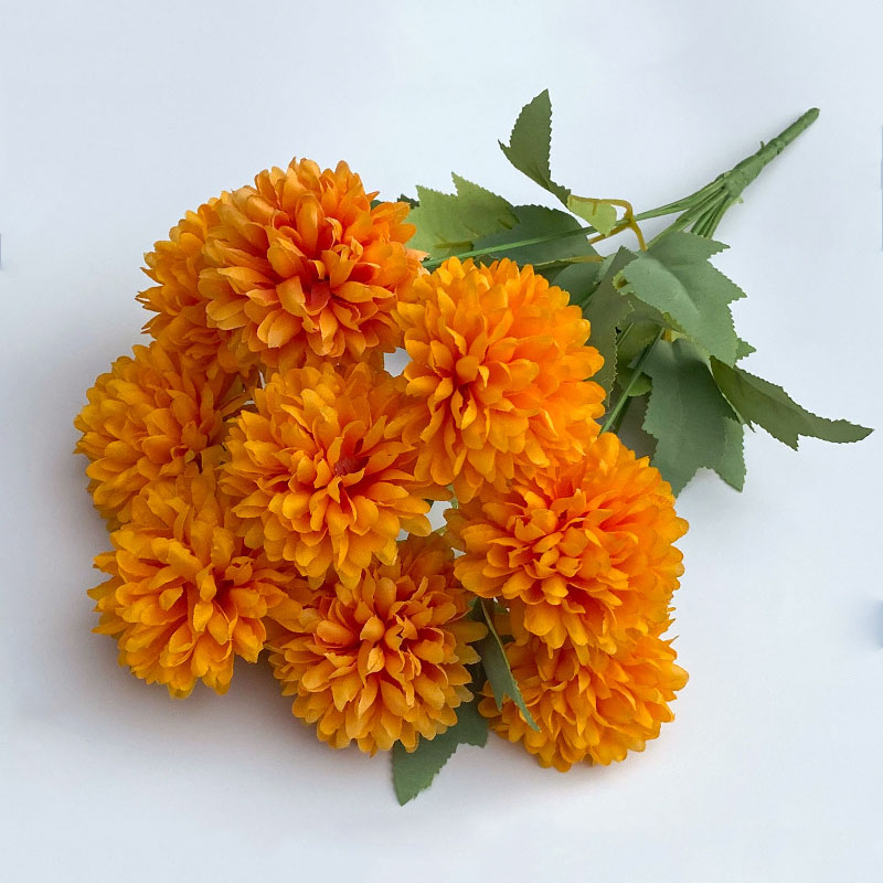 造花花束菊結婚式ホームクリスマス花嫁のブーケクラフトスクラッ - Christmas Wreath Fake のレビューと価格