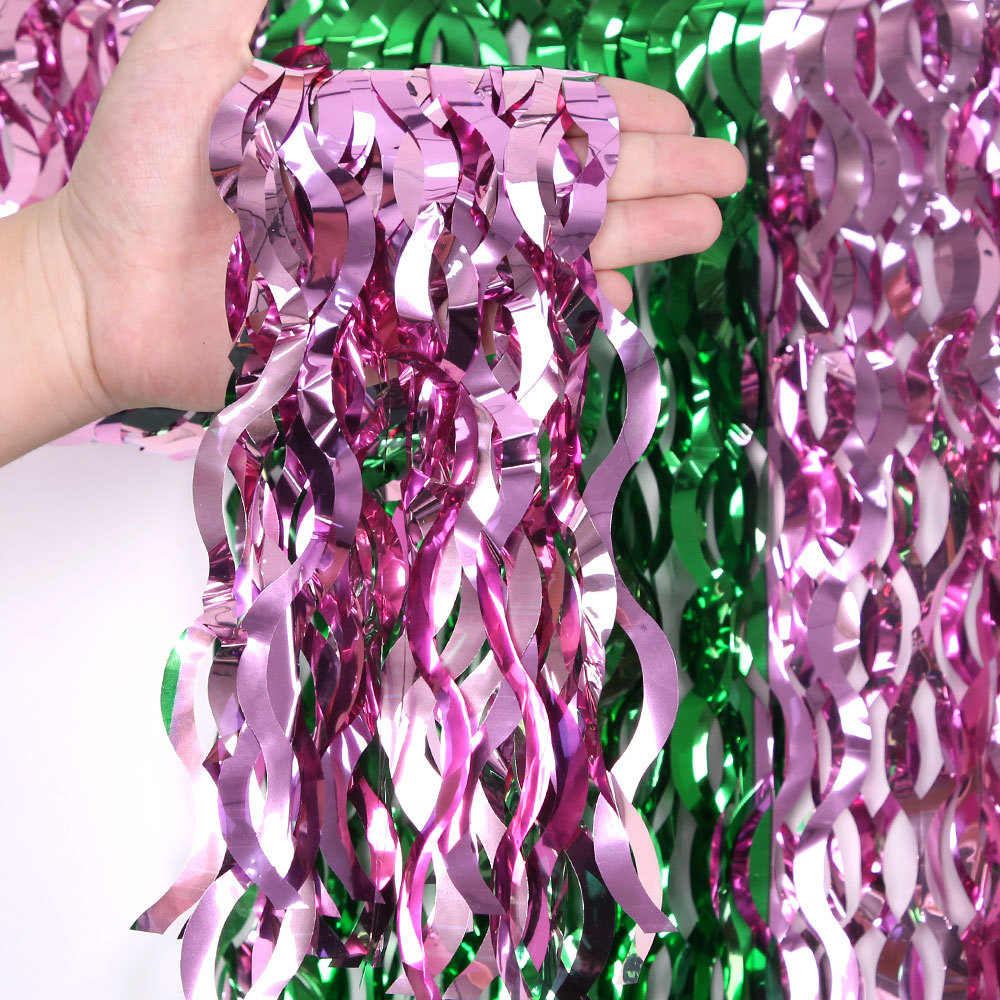 邪悪な魔女パーティーのテーブルデコレーション - ピンク＆グ - Tinsel Garland Decoration のレビューと価格