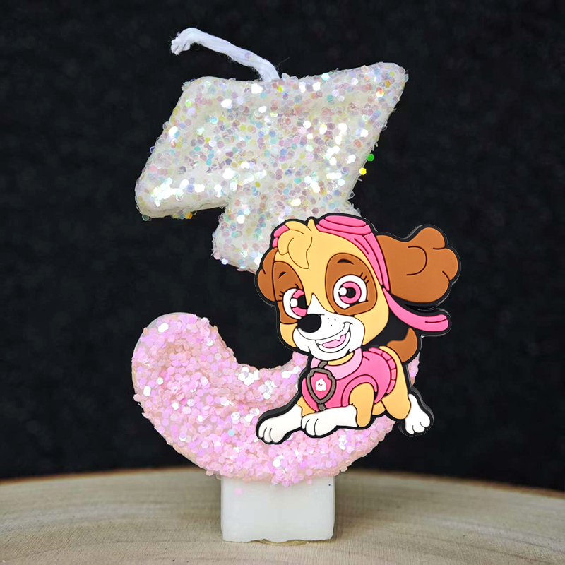パウ・パトロール アニメ数字0-9キャンドル 誕生日ケーキデ - Holiday Candle Set のレビューと価格