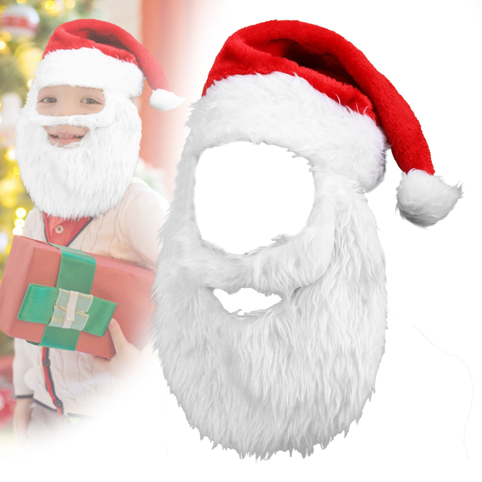 新成人ボールぬいぐるみクリスマス帽子ユニセックスおかしいサン - Santa Hat Plush のレビューと価格