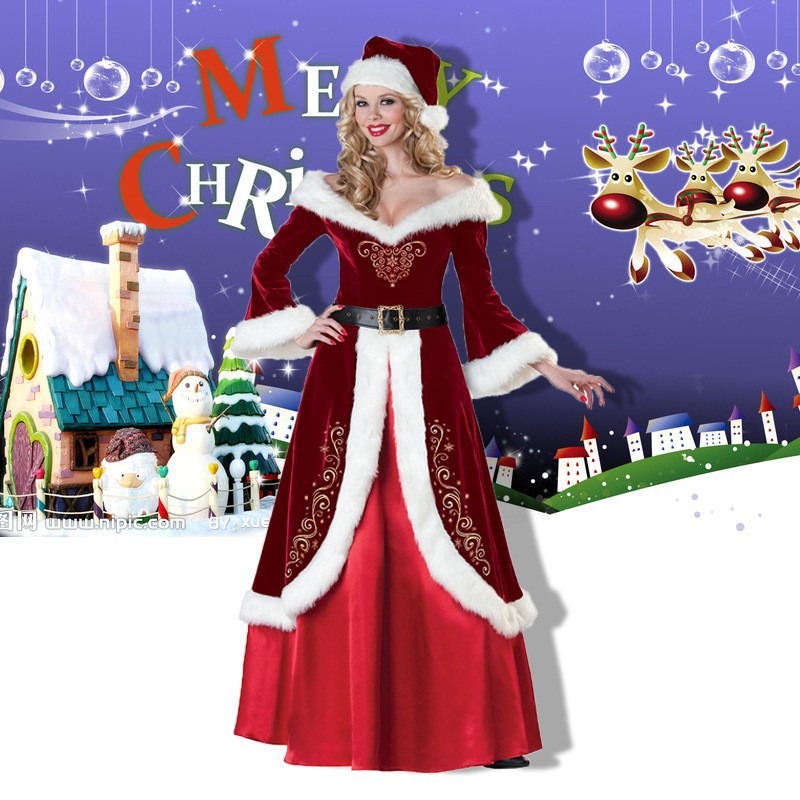 サンタクロースコスチューム 男女兼用 クリスマス エルフ ド - Elf Costume Christmas のレビューと価格