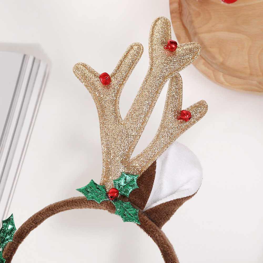 1 個大人女性女の子鹿コスチュームハロウィン枝角トナカイ耳カ - Reindeer Antlers Headband のレビューと価格