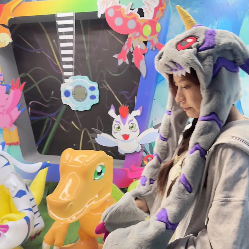 ガブモンアニメーションぬいぐるみ帽子スカーフと手袋、多機能暖 - Santa Hat Plush のレビューと価格