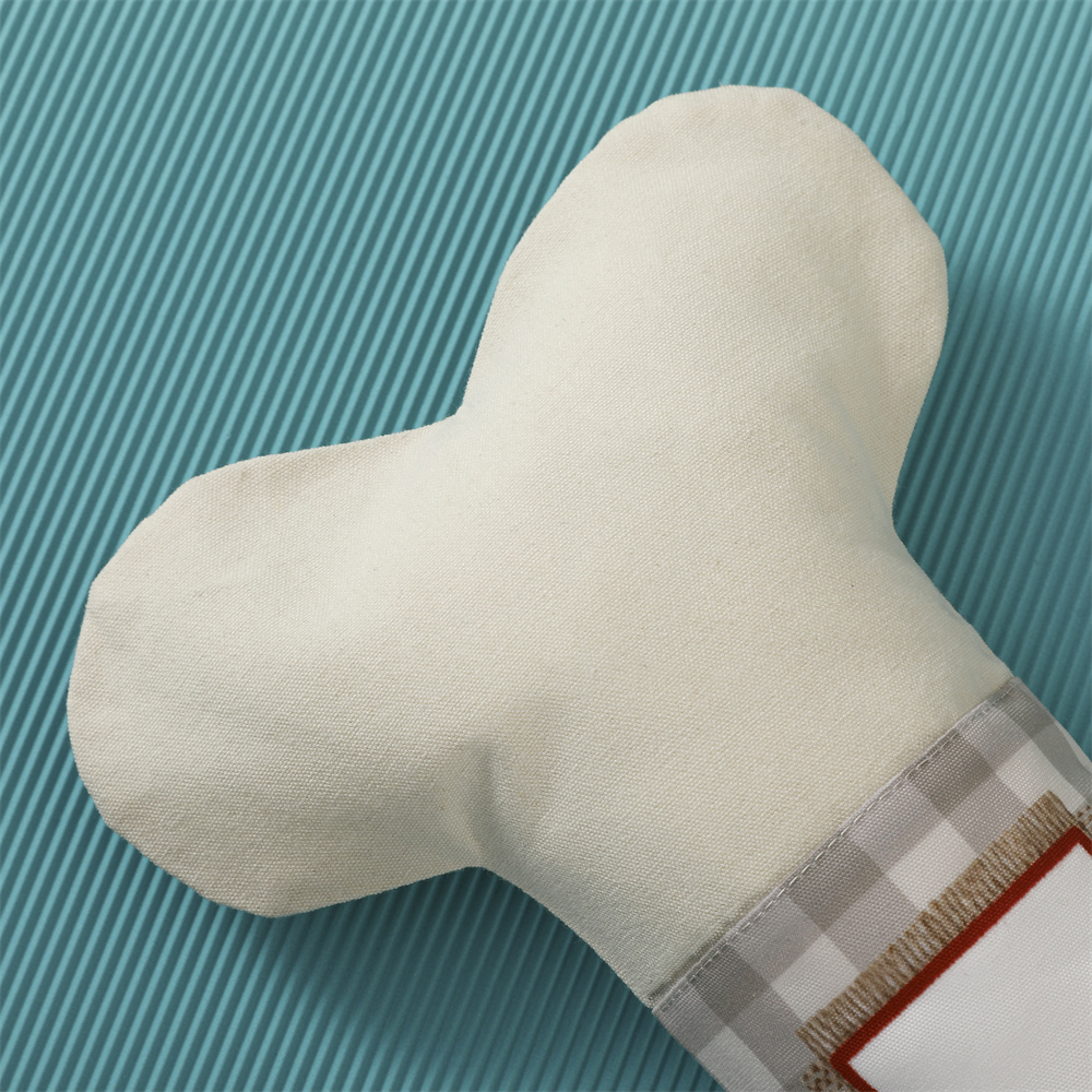 市松模様のペットのクリスマスストッキング,犬,骨の形,縞模様 - Christmas Stocking Hanging のレビューと価格