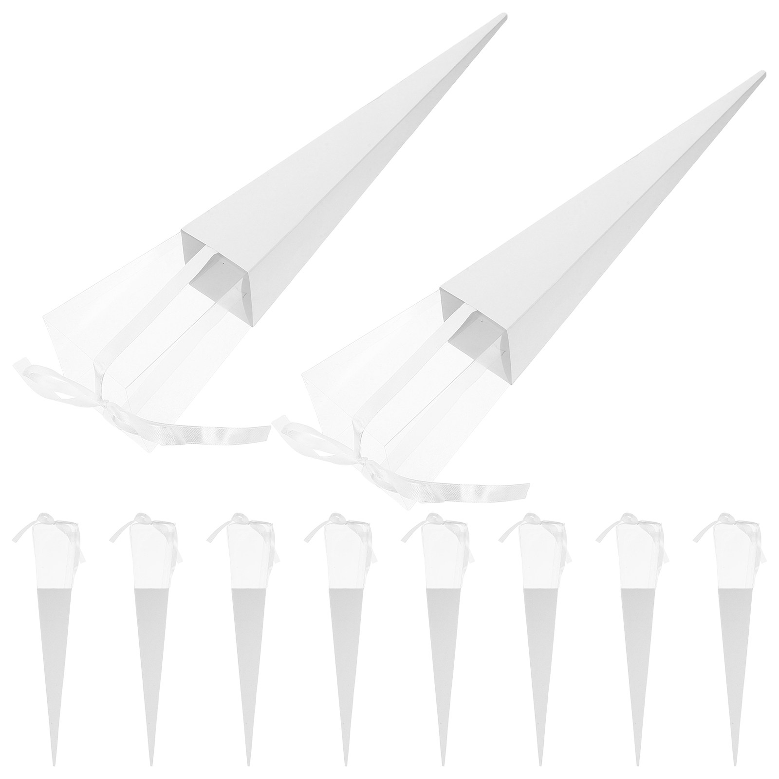 バレンタインフラワーギフトボックスセット 10個入り シング - Gift Box Wrap Set のレビューと価格