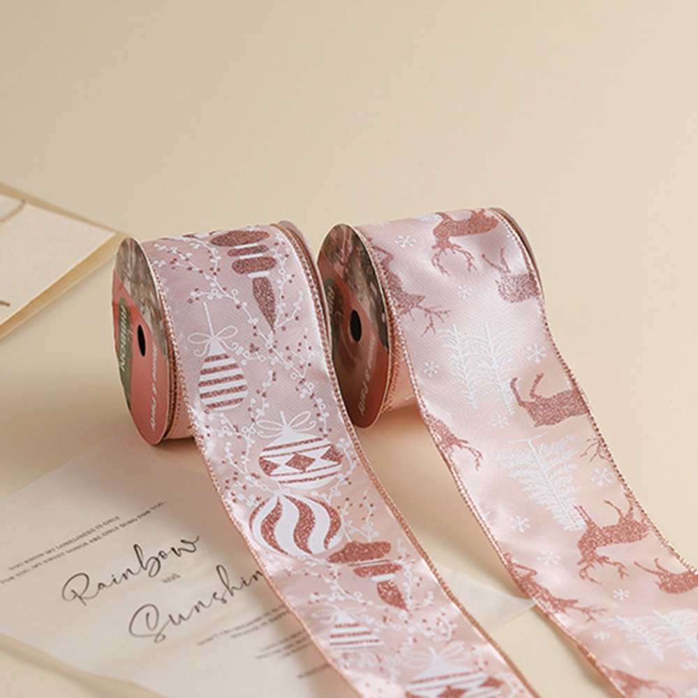 ワイヤーエッジイミテーションヘンプ素材ボウ織りリボン、クリス - Ribbon Bow Gift のレビューと価格