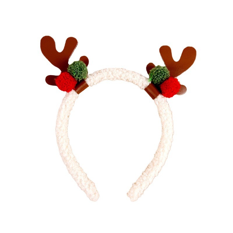 クリスマス レインディアの角のヘッドバンド カラフルなヘアバ - Reindeer Antlers Headband のレビューと価格