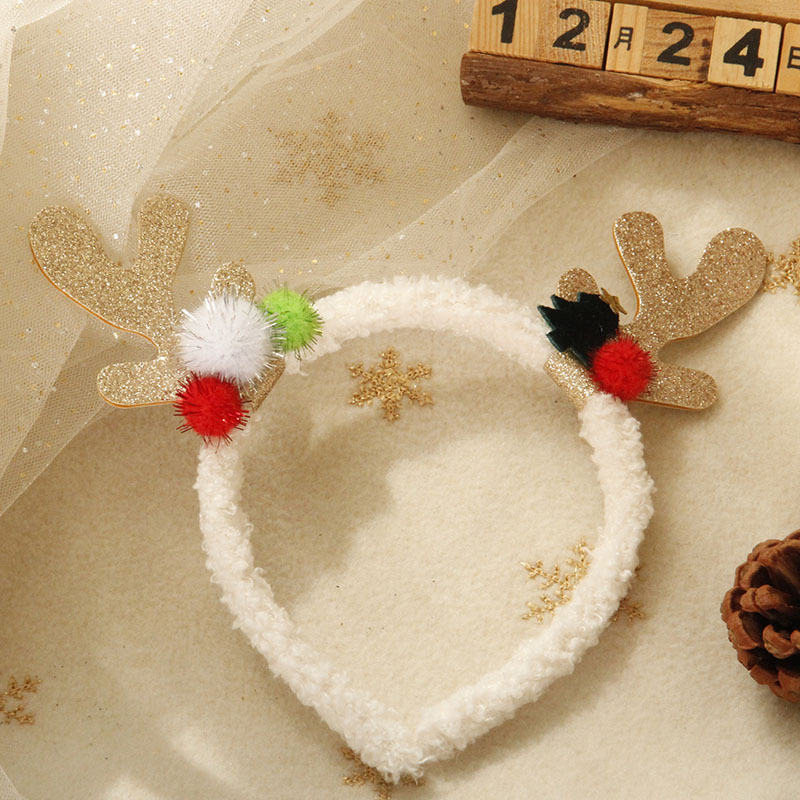 クリスマス レインディアの角のヘッドバンド カラフルなヘアバ - Reindeer Antlers Headband のレビューと価格