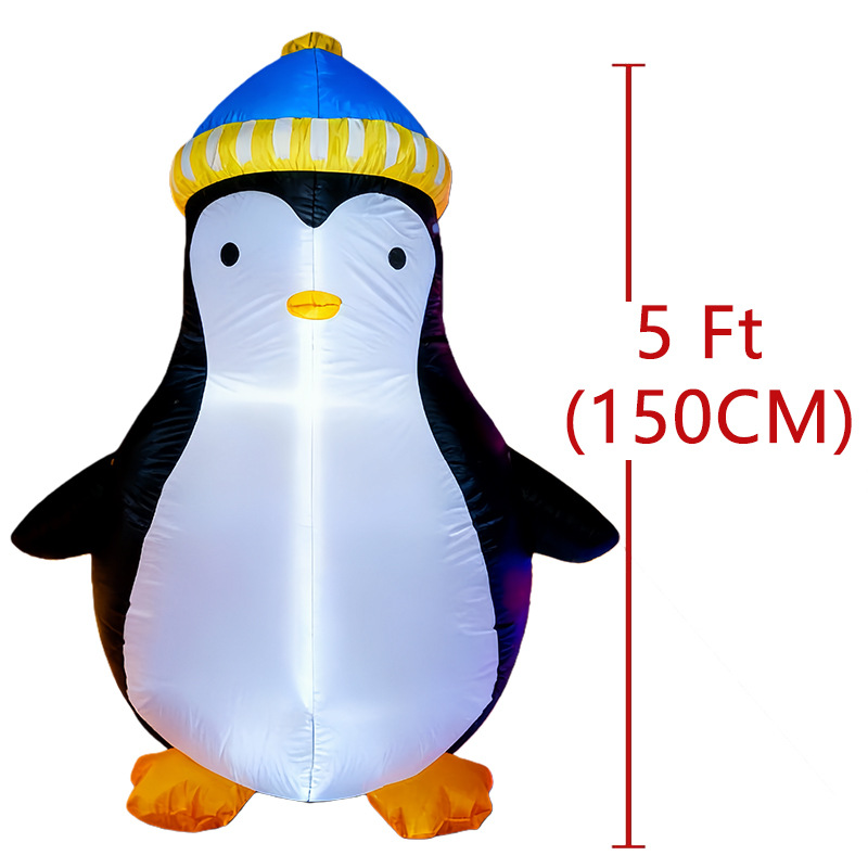1.5M クリスマスペンギンインフレータブルエアモデル屋外庭 - Christmas Lights Outdoor のレビューと価格