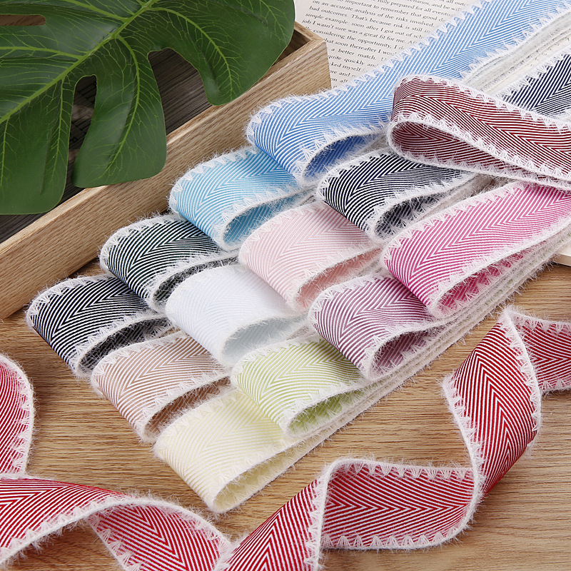 100ヤード ツイル ヘリンボーン ウェビング ウェーブエッ - Ribbon Bow Gift のレビューと価格