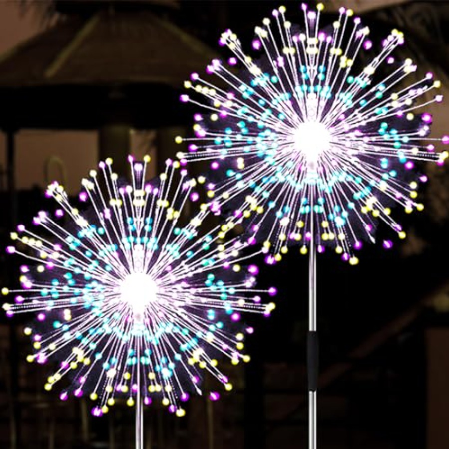 ソーラー花火ライト、照明モード付きソーラーライト、屋外防水、 - Christmas Lights Outdoor のレビューと価格