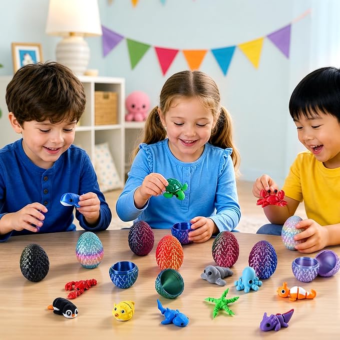 24個入り 3Dプリント サプライズエッグ ブラインドボック - Advent Calendar Gift のレビューと価格